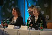 1. Panel: Verfolgung queerer Frauen im NS: Julia Hörath, Natascha Bobrowsky und Barbara Fröhlich