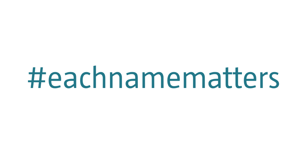 Licht- und Klanginstallation eachnamematters