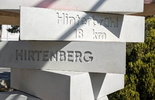 Enthüllung der Außenlager-Stele Hirtenberg